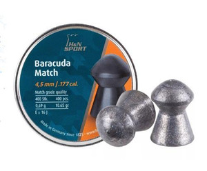 H&N Baracuda Match .177 cal. 4.50 mm head-size - NEW- per 400 - 92284500004