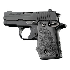 Hogue Overmolded Rubber Grip Handgun Grips for Sig Sauer P238 Slate Grey with Finger Grooves - 38002 Hogue Overmolded Rubber Grip Handgun Grips for Sig Sauer P238 Slate Grey with Finger Grooves - 38002