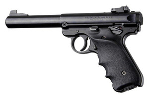 Hogue Ruger MKIV Rubber Grip with Finger Grooves and Right Hand Thumb Rest Black - 79060 Hogue Ruger MKIV Rubber Grip with Finger Grooves and Right Hand Thumb Rest Black - 79060