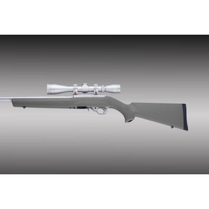 Hoge Rubber Overmolded Stock with .920" Dia Barrel Channel for Ruger 10-22 Slate Grey - 22212 Hoge Rubber Overmolded Stock with .920" Dia Barrel Channel for Ruger 10-22 Slate Grey - 22212