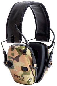 Impact Sport Electronic Earmuff NRR 22db Multi-Cam - R-02526