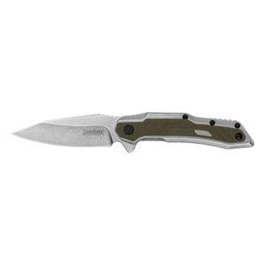 Kershaw Salvage SpeedSafe Folding Knife 2-9/10" Blade Olive - 1369 Kershaw Salvage SpeedSafe Folding Knife 2-9/10" Blade Olive - 1369