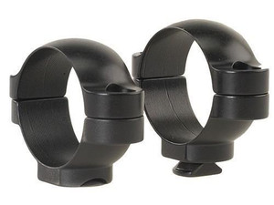 Leupold 2-Piece STD Windage Adjustable Steel Rings 30mm Medium Matte - 49956