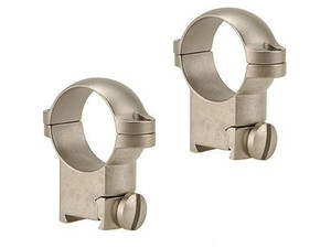 Leupold 2-Piece Solid Steel Ringmounts - Sako 1" High Silver - 51720 Leupold 2-Piece Solid Steel Ringmounts - Sako 1" High Silver - 51720