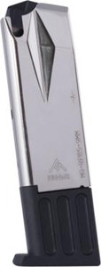 Mec-Gar Handgun Magazine Ruger P85/89/93/94/95/PC9 9mm HT Nickel 10 rds - MGRP8510N Mec-Gar Handgun Magazine Ruger P85/89/93/94/95/PC9 9mm HT Nickel 10 rds - MGRP8510N