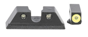 Meprolight ML46500 Hyper-Bright Yellow Ring Front/Green Rear Sights for Taurus 3GC - 465003121