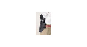 Uncle Mike's 8601 Plain Black Nylon AM#1 Belt Slide Holster - 86010 Uncle Mike's 8601 Plain Black Nylon AM#1 Belt Slide Holster - 86010