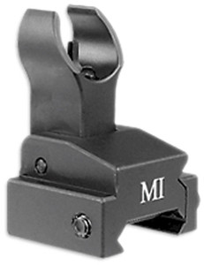 Midwest Flip-Up Front Sights - MI ERS Flip-Up Front Sight Rail Mount - MCTAR-FFR