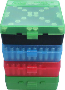 MTM P-100-45 Flip-Top Ammo Box 40 10mm 45 ACP 100 Rounds Green - P-100-45-10