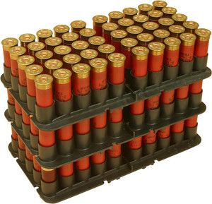 MTM Shotshell Tray 20 ga 50 Rounds Black - ST-20-40