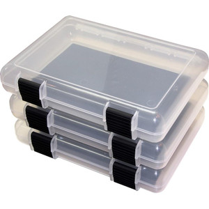 MTM In-Safe Storage Case 9" Clear 3/ct - ISC9