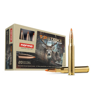 Norma TipStrike Rifle Ammunition .300 WSM 170gr PT 3199 fps 20/ct - 20174022 Norma TipStrike Rifle Ammunition .300 WSM 170gr PT 3199 fps 20/ct - 20174022