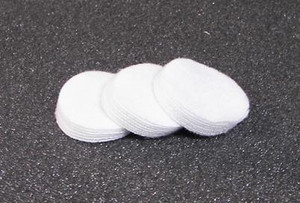 Pro-Shot 1" Round 100% Cotton Patches 300/ct - 1-300 Pro-Shot 1" Round 100% Cotton Patches 300/ct - 1-300