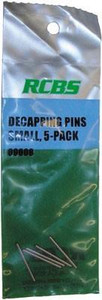 RCBS Small Decapping Pins - 5/ct - 9608