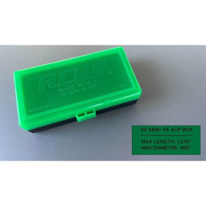 RCBS Impact Resistant Ammo Box .40 S&W/.45 ACP - 86917