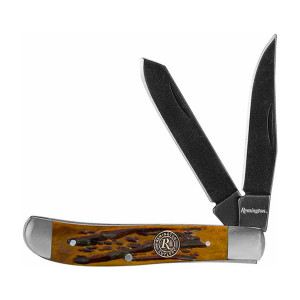 Remington Back Woods Trapper Folder Knife 3 1/2" Blade Brown - 15642 Remington Back Woods Trapper Folder Knife 3 1/2" Blade Brown - 15642