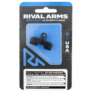 Rival Arms M-LOK Swivel Stud Mount Black - RA-RA92M1B Rival Arms M-LOK Swivel Stud Mount Black - RA-RA92M1B