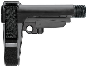 SB Tactical SBA3 5-Position Adjustable Stock for AR-15 Platforms- Black - SBA3X-01-SB
