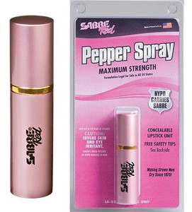 Sabre Red Lipstick Pepper Spray - LS-22-US Sabre Red Lipstick Pepper Spray - LS-22-US