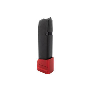 Shield Arms Handgun Magazine Extension +5/+4 for Glock 19/23 Red - G19-ME-5-RED