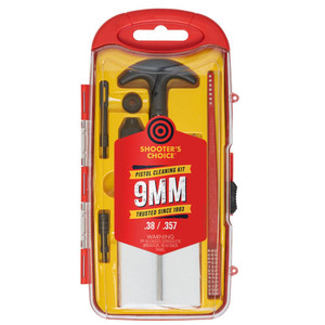 Shooters Choice 9mm Handgun Cleaning Kit with Aluminum Rod - SHF-SRK-9MM