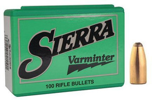 Sierra Hornet Varminter Rifle Bullets .22 cal .223" 45 gr HRNT 100/ct - 1110 Sierra Hornet Varminter Rifle Bullets .22 cal .223" 45 gr HRNT 100/ct - 1110