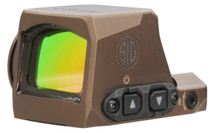 Sig Sauer Romeo-X Reflex Sight Open w Compact Footprint/ Circle Dot - Flat Dark Earth - SORX1202