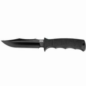 SOG SEAL Pup Elite Knife 4.85" Blade Black with Nylon Sheath - SOG-E37SN-CP SOG SEAL Pup Elite Knife 4.85" Blade Black with Nylon Sheath - SOG-E37SN-CP