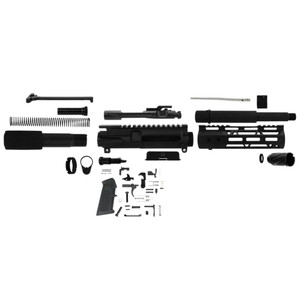 TacFire 7.5" Unassembled AR 300 Blackout Pistol Build Kit with Lower Parts Kit - PK300LPK-7