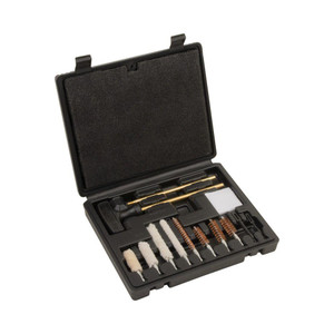 Allen Krome Compact Handgun Cleaning Kit .22 .38 9mm 357 .44 &.45 Cal. 14-Pieces Black - 70607
