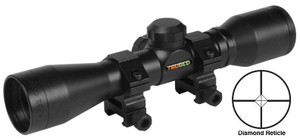 Truglo Compact Rimfire & Shotgun Rifle Scope - 4x32mm Diamond Ballistic 22.5' 5" Black - TG8504BD Truglo Compact Rimfire & Shotgun Rifle Scope - 4x32mm Diamond Ballistic 22.5' 5" Black - TG8504BD