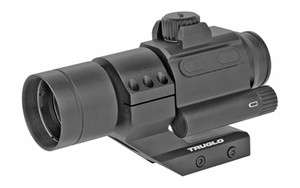Truglo Ignite Mini Red Dot Sight with High and Low Mount- 30mm 2 MOA Green Dot - TG8335GN