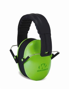 Walker's Game Kids Folding Passive Ear Muffs-Lime Green - GWP-FKDM-LG Walker's Game Kids Folding Passive Ear Muffs-Lime Green - GWP-FKDM-LG