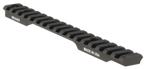 Weaver 1-Piece Extended Multi-Slot Picatinny Scope Base Savage 110 SA 8-40 0MOA Matte Clam - 99466