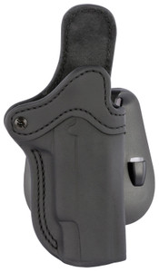 1791 Gunleather ORPDH1SBLR BH1 Optic Ready OWB 01 Stealth Black Leather Paddle Fits 45 1911 - ORPDH1SBLR 1791 Gunleather ORPDH1SBLR BH1 Optic Ready OWB 01 Stealth Black Leather Paddle Fits 45 1911 - ORPDH1SBLR