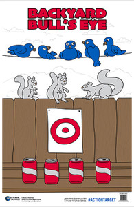 Action Target GSBKYARD100 Entertainment  AnimalsCansTarget Paper Hanging 23 x 35 MultiColor 100 Per Box - GSBKYARD100