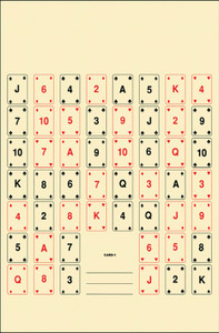 Action Target CARD1100 Entertainment  52 Playing Cards Paper 22.50 x 24 MultiColor 100 Per Box - CARD1100