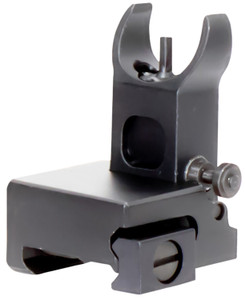 Aim Sports MT200 AR Low Profile Front Flip Up Sight  Black Anodized Low Profile for AR15 - MT200