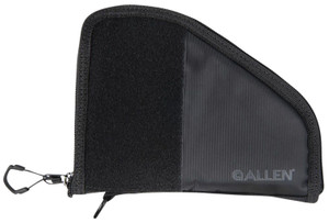 Allen 787 Pistol Case  WMag Pouch Black Nylon Fits Compact Handguns - 787