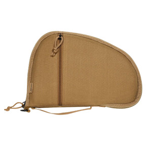 Allen 3614 Torrey  Handgun Case Coyote Tan Polyester Small Accessory Pocket Muzzle Pocket  Lockable Zipper 11.50 x 7.75 Exterior Dimensions - 3614