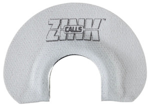 ZINK ZNKZNK312 Lucky Lady  Diaphragm Call Triple Reed Turkey Sounds White VNotch Cut - ZNKZNK312