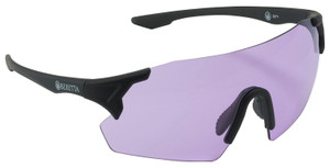 Beretta USA OC061A28540316UNI Challenge EVO Glasses Purple Lens Black Frame - OC061A28540316UNI