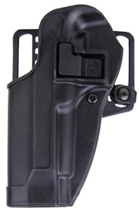 Blackhawk 410504BKL Serpa CQC  OWB Size 04 Matte Black Polymer Belt LoopPaddle Compatible With Beretta 9296M9 Left Hand - 410504BKL
