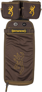 Browning 125188 Comp Series Shell Pouch Brown WaterResistant Polyester Shell Pouch  Box Carriers Molle  Belt Clip - 125188