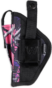 Bulldog FSN20MDG Extreme  OWB Muddy Girl Camo Nylon Belt LoopClip Fits Ruger LC9 Fits 23 Barrel Ambidextrous - FSN20MDG