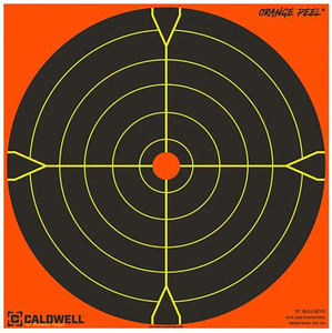Caldwell 1166107 Orange Peel SelfAdhesive Paper BlackOrange 5.50 Bullseye 10 Pack - 1166107 Caldwell 1166107 Orange Peel SelfAdhesive Paper BlackOrange 5.50 Bullseye 10 Pack - 1166107