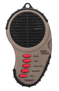Cass Creek 969 Ergo Electronic  Turkey Call 5 Authentic Turkey Sounds Brown Plastic Includes Belt Clip - 969 Cass Creek 969 Ergo Electronic  Turkey Call 5 Authentic Turkey Sounds Brown Plastic Includes Belt Clip - 969