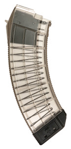 US Palm MA1120A Standard  30rd 7.62x39mm Fits AK47 Clear w Black Floor Plate - MA1120A