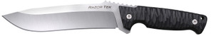 Cold Steel CSFX65RZR Razor Tek  EDC 6.50 Fixed Clip Point Plain Satin 4116 Krupp SS Blade 6.13 Black Textured - CSFX65RZR