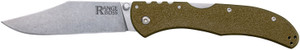 Cold Steel CS20KR7 Range Boss  Folding Clip Point Plain 4034 SS Blade5.25 OD Green ZyEx Handle - CS20KR7